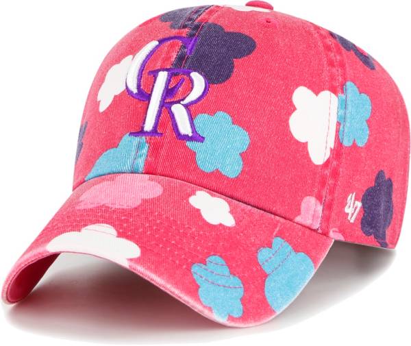 '47 Youth Colorado Rockies Pink Clean Up Adjustable Hat product image