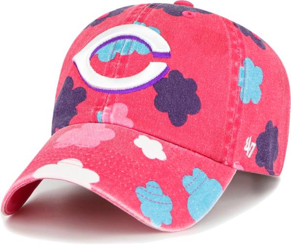 '47 Youth Cincinnati Reds Pink Clean Up Adjustable Hat
