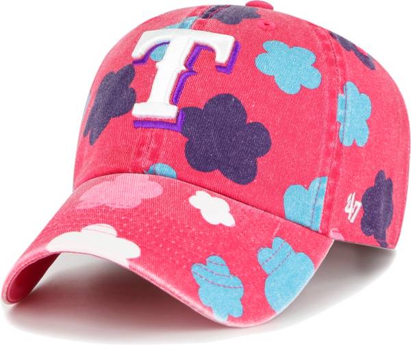 '47 Youth Texas Rangers Pink Clean Up Adjustable Hat