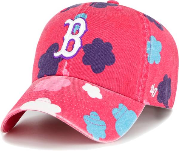 '47 Youth Boston Red Sox Pink Clean Up Adjustable Hat