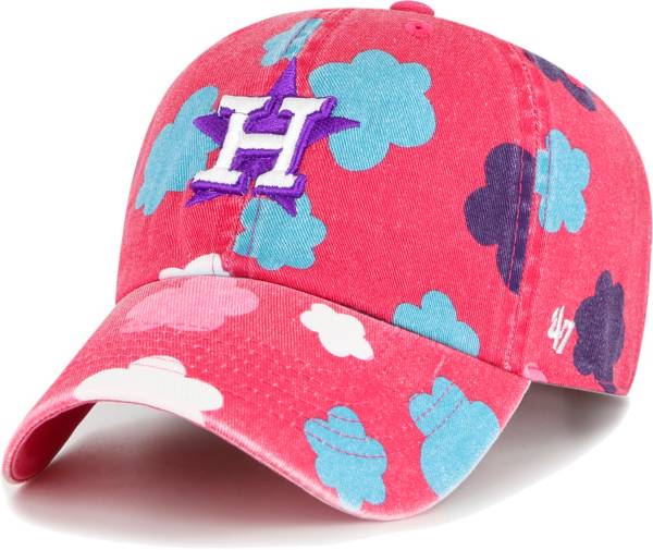 '47 Youth Houston Astros Pink Clean Up Adjustable Hat