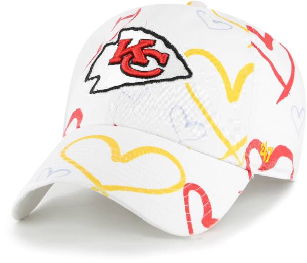 '47 Youth Kansas City Chiefs Adore Clean Up White Adjustable Hat product image