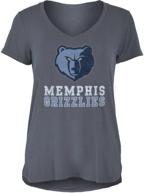 5th & Ocean Women's Memphis Grizzlies Gray Wordmark T-Shirt product image