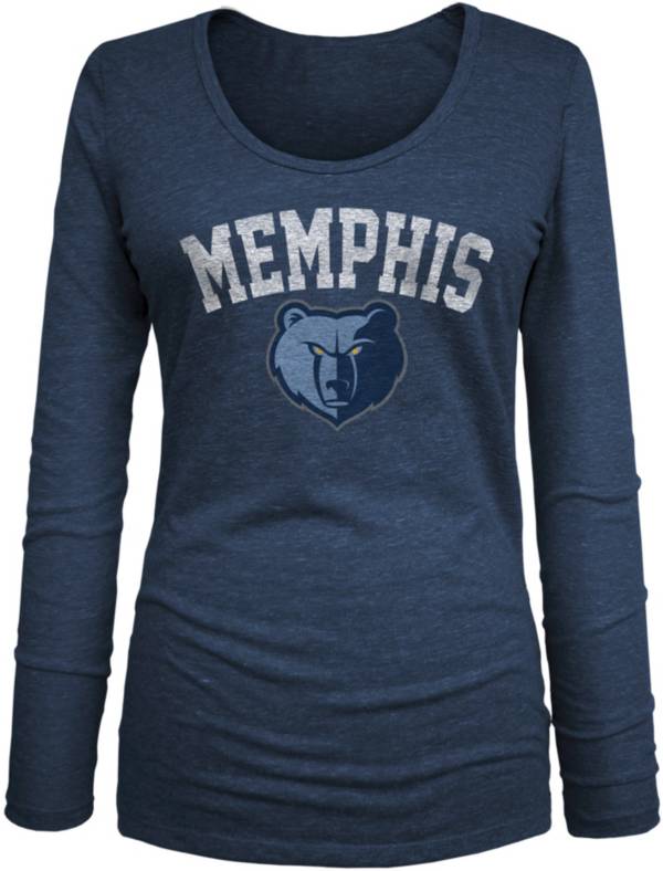 5th & Ocean Women's Memphis Grizzlies Navy Long Sleeve T-Shirt product image
