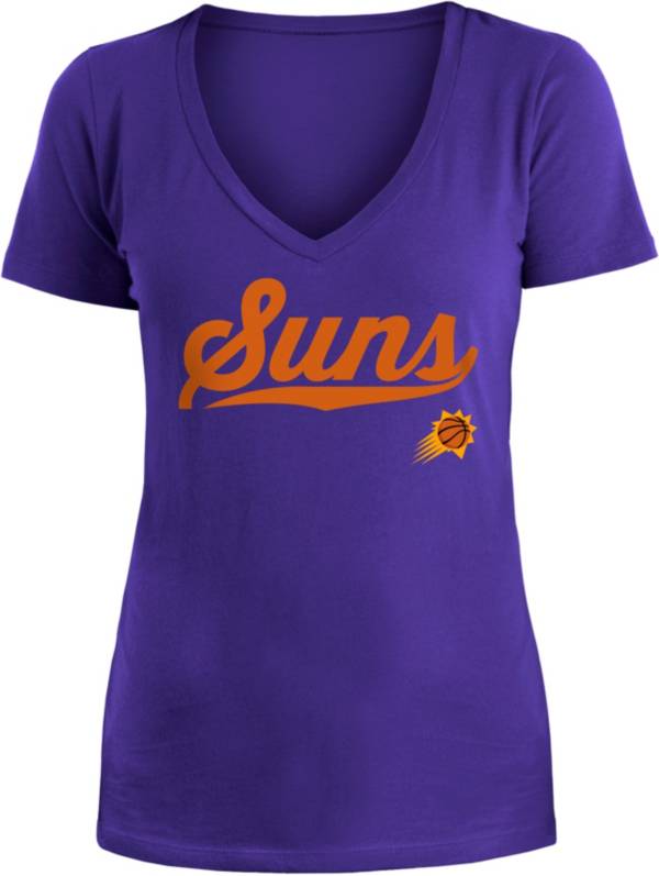 5th & Ocean Women's Phoenix Suns Purple Logo T-Shirt