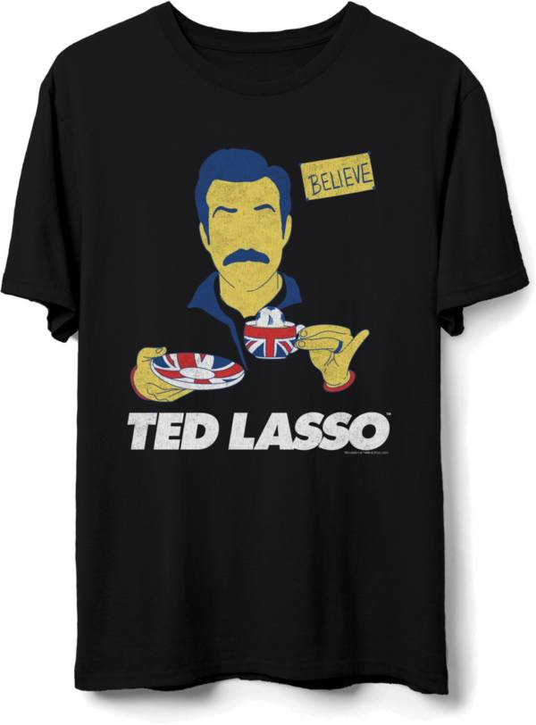 Junk Food Ted Lasso Tea Cup Black T-Shirt product image