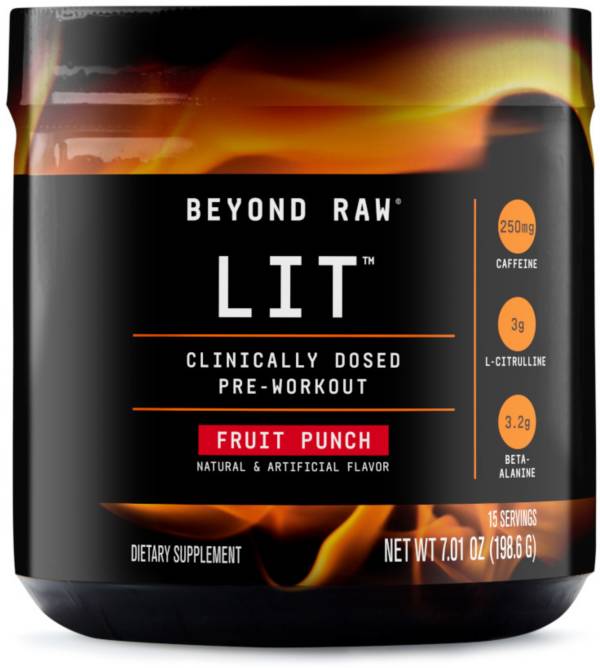 GNC Beyond Raw LIT Pre-Workout 15 Servings product image