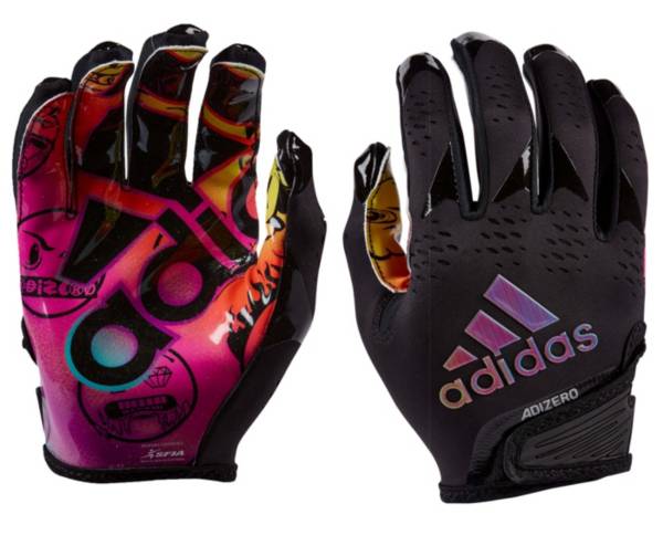 adidas Adult adizero 12 Big Mood Lead Football Gloves