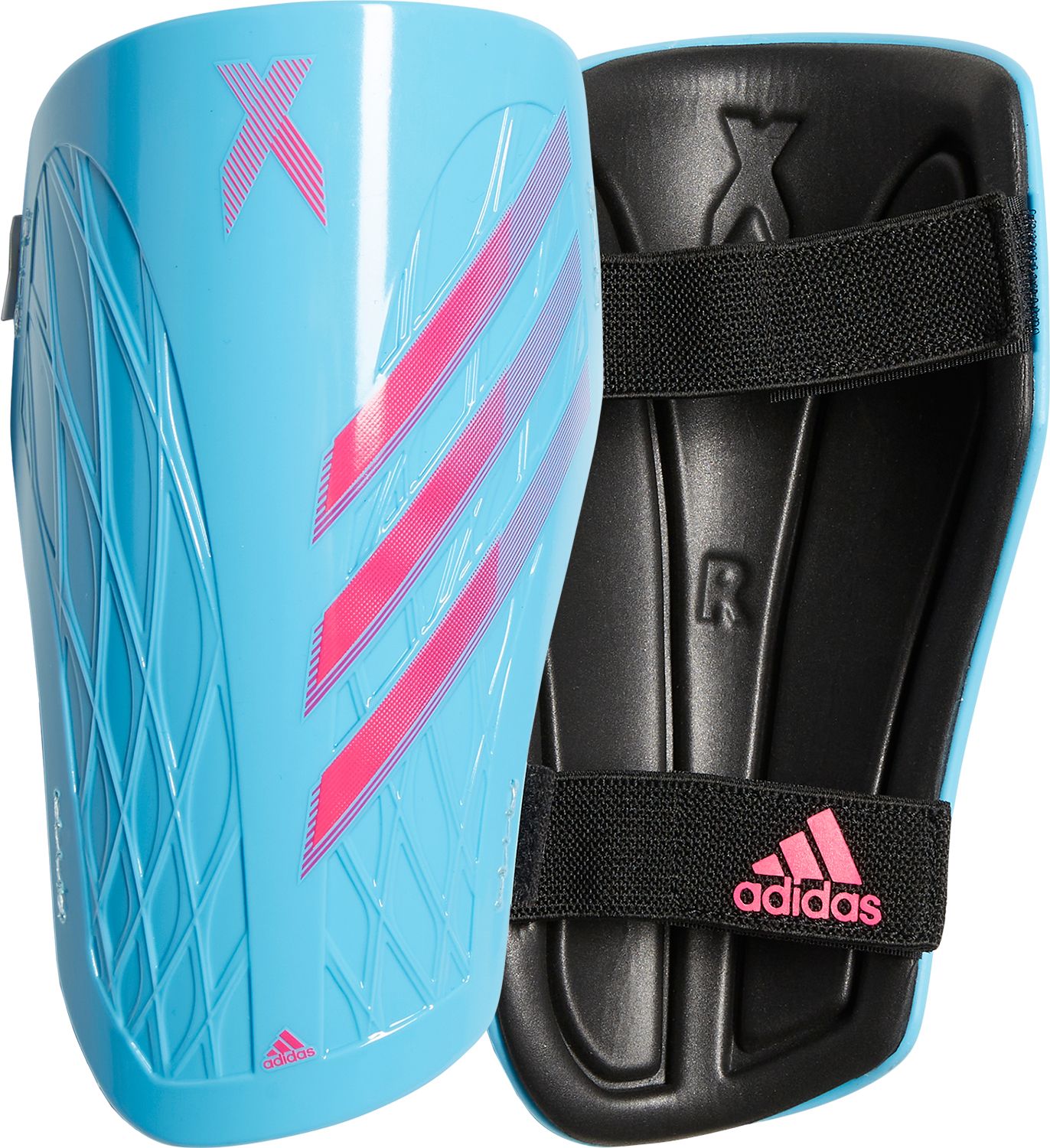 pink adidas shin guards