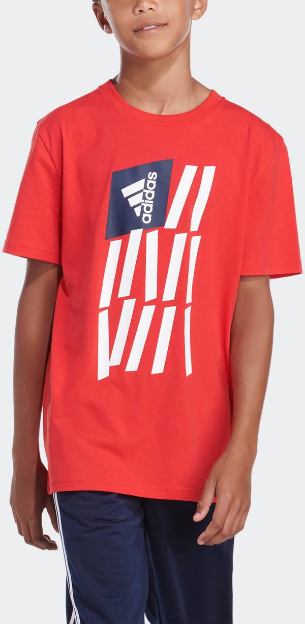 adidas Boys' Americana Short Sleeve T-Shirt