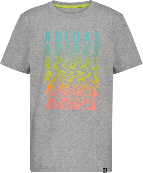 adidas Boys' Ripple Short Sleeve T-Shirt product image