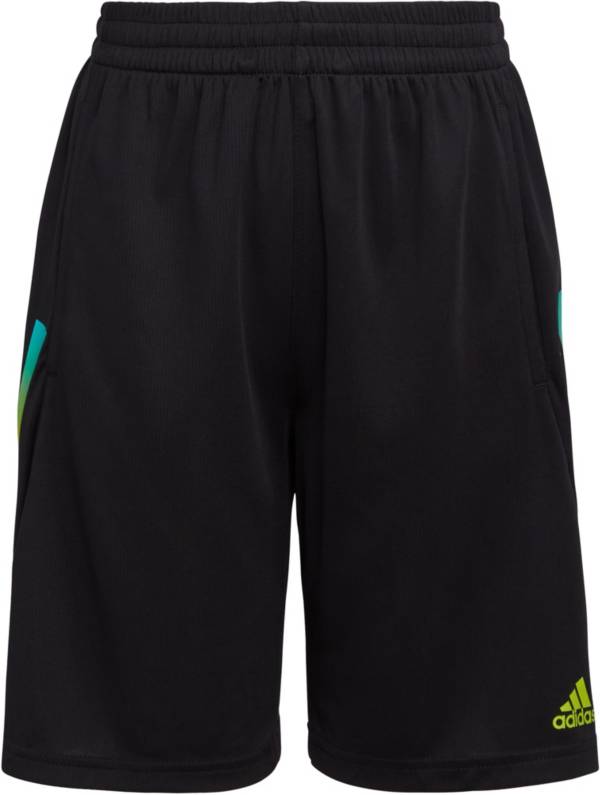 adidas Boys' AEROREADY Gradient 3-Stripe Shorts