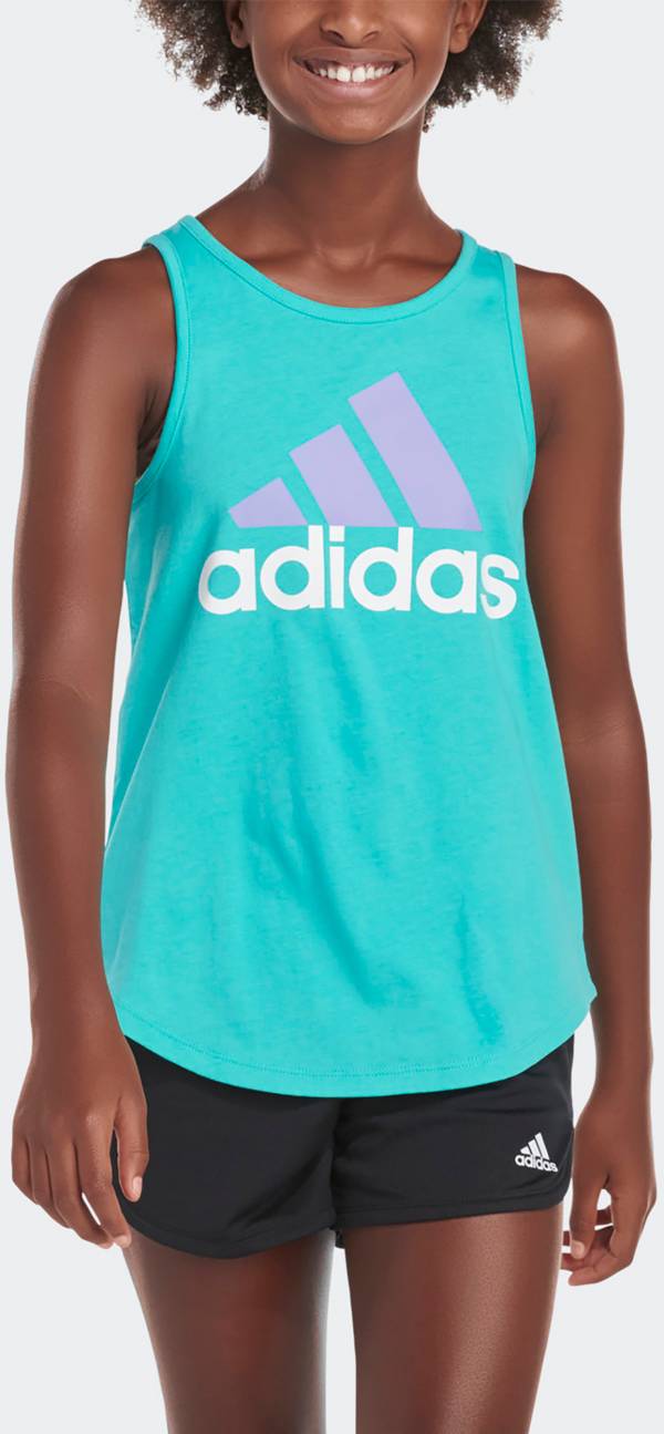 adidas Girls' Badge of Sport Tank Top