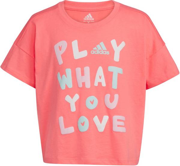 adidas Girls' Boxy Short Sleeve T-Shirt product image