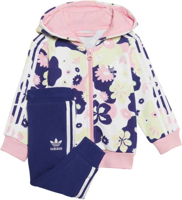 adidas Infant And Toddler Girls' Full Zip Hoodie Set
