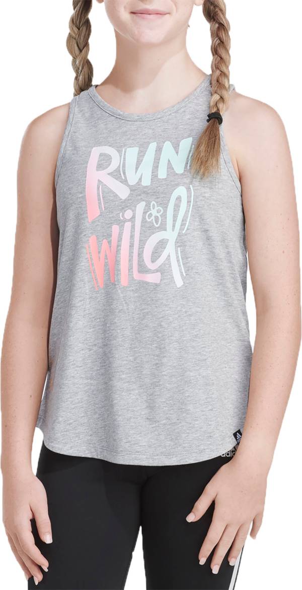 adidas Girls' Run Wild Tank Top