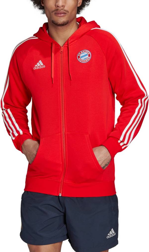 adidas Bayern Munich DNA Red Full-Zip Hoodie product image