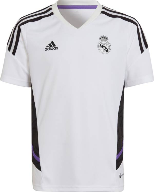adidas Real Madrid '22 White Training Jersey