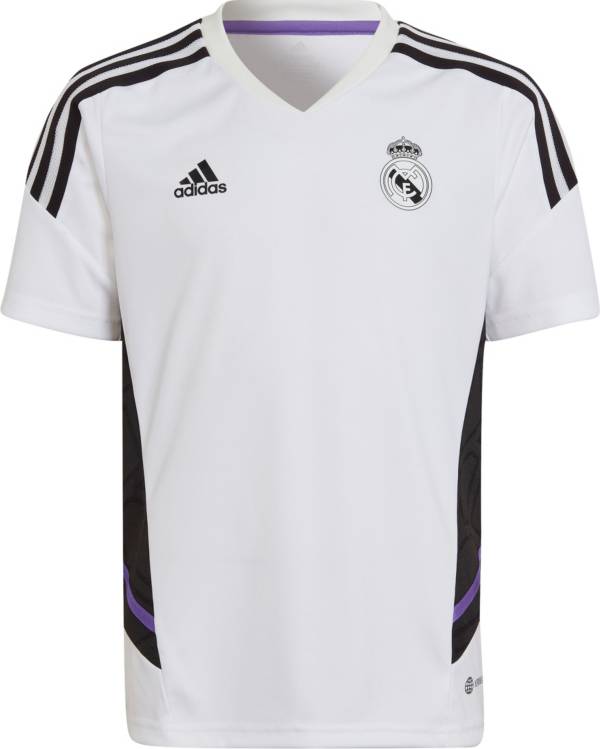 adidas Real Madrid '22 White Training Jersey product image
