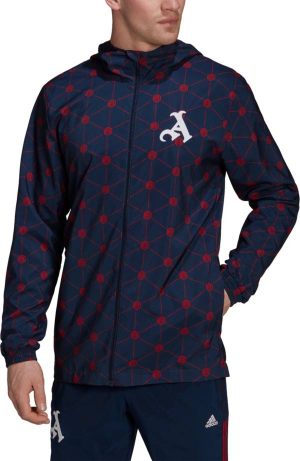 adidas Arsenal Q2 Navy Windbreaker Jacket