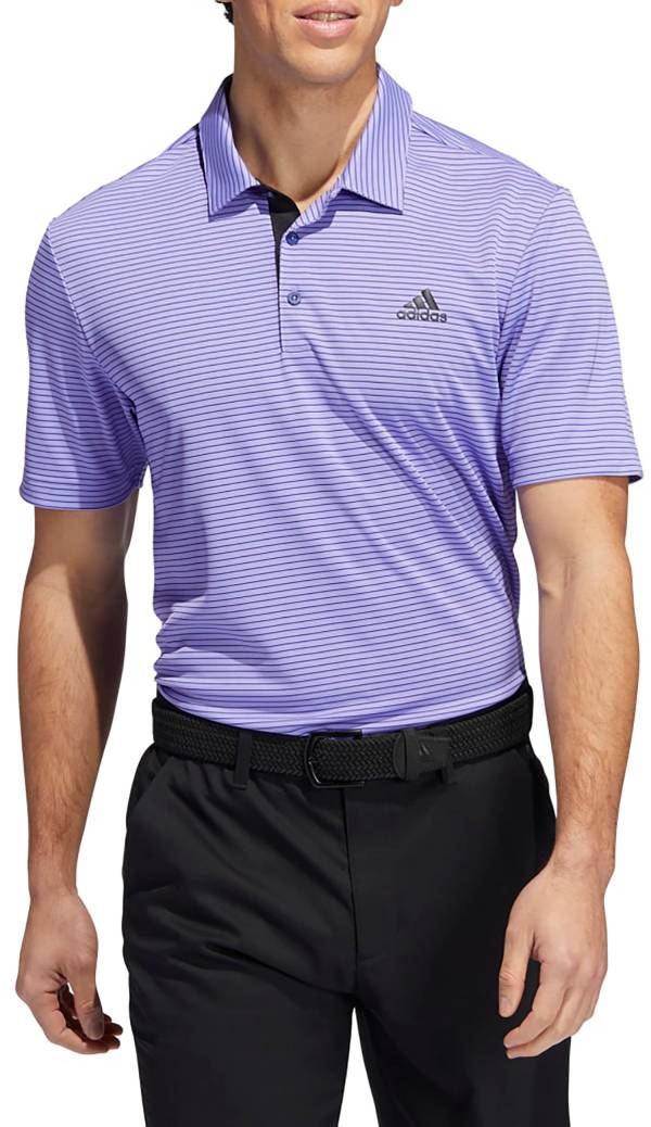 adidas Men's Two-Color Club Golf Polo