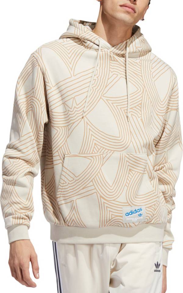 adidas Originals Men's Athletic Club Allover Print Hoodie