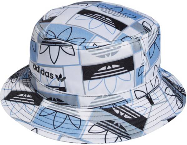 adidas Originals Men's All Over Print Logo Play Bucket Hat