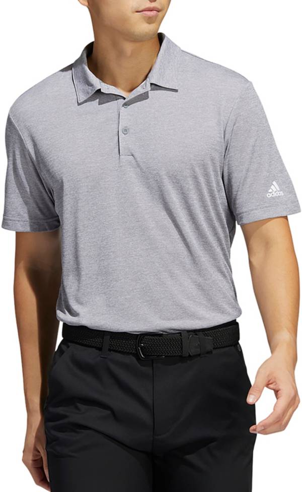 adidas Men's Heather Primegreen HEAT.RDY Golf Polo