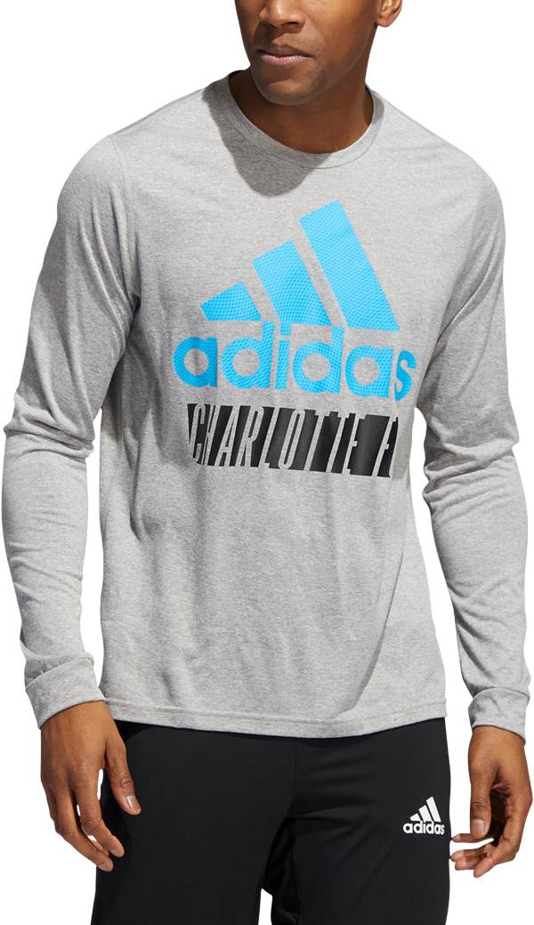 adidas Charlotte FC '22 Grey Badge of Sport Vintage T-Shirt