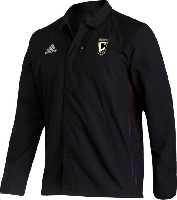 adidas Columbus Crew '22 Coaches Black Full-Zip Jacket product image