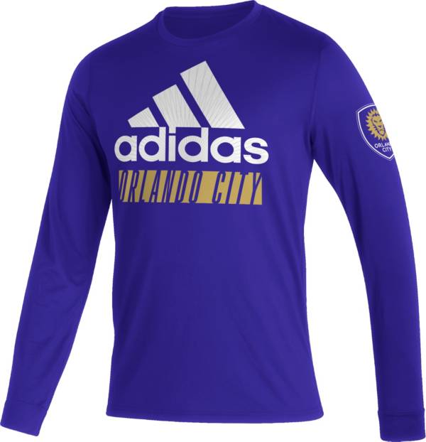 adidas Orlando City '22 Purple Badge of Sport Vintage T-Shirt product image
