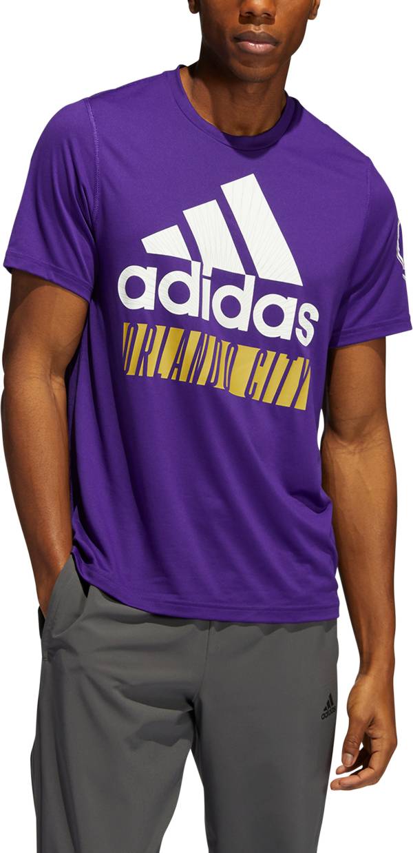 adidas Orlando City '22 Purple Badge of Sport T-Shirt