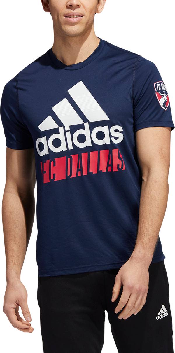 adidas FC Dallas '22 Navy Badge of Sport T-Shirt