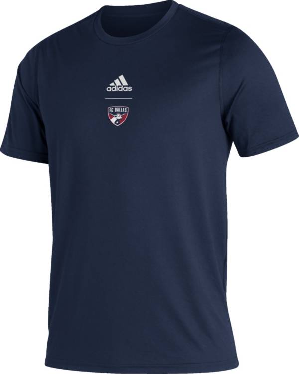 adidas FC Dallas '22 Navy Repeat T-Shirt product image