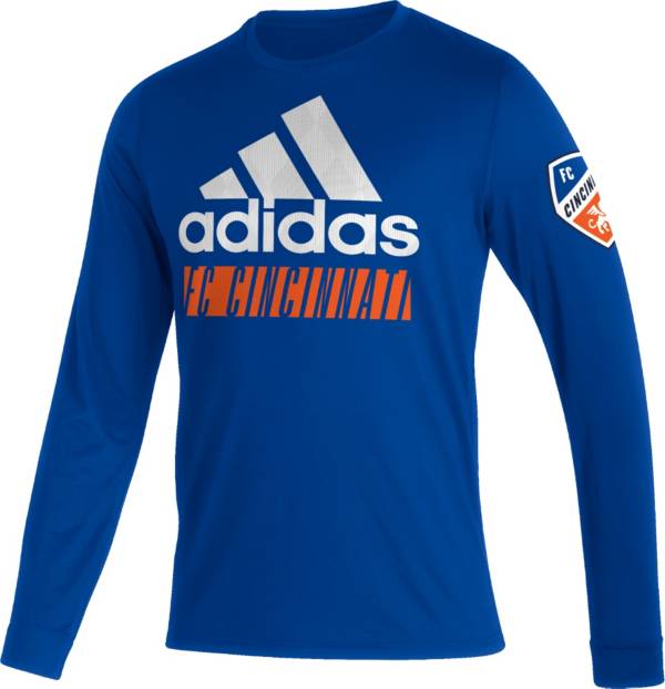 adidas FC Cincinnati '22 Royal Badge of Sport Vintage T-Shirt