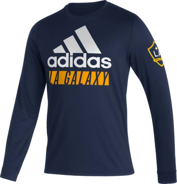 adidas Los Angeles Galaxy '22 Navy Badge of Sport Vintage T-Shirt