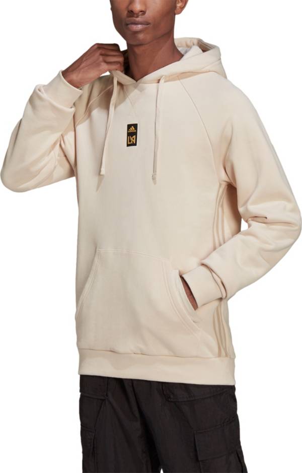 adidas Los Angeles FC '22 Grey Travel Pullover Hoodie product image