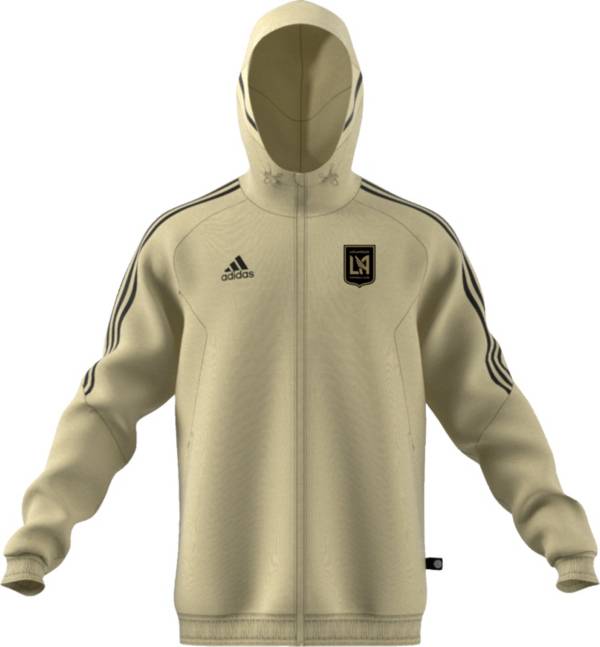 adidas Los Angeles FC '22 All-Weather Tan Full-Zip Jacket product image