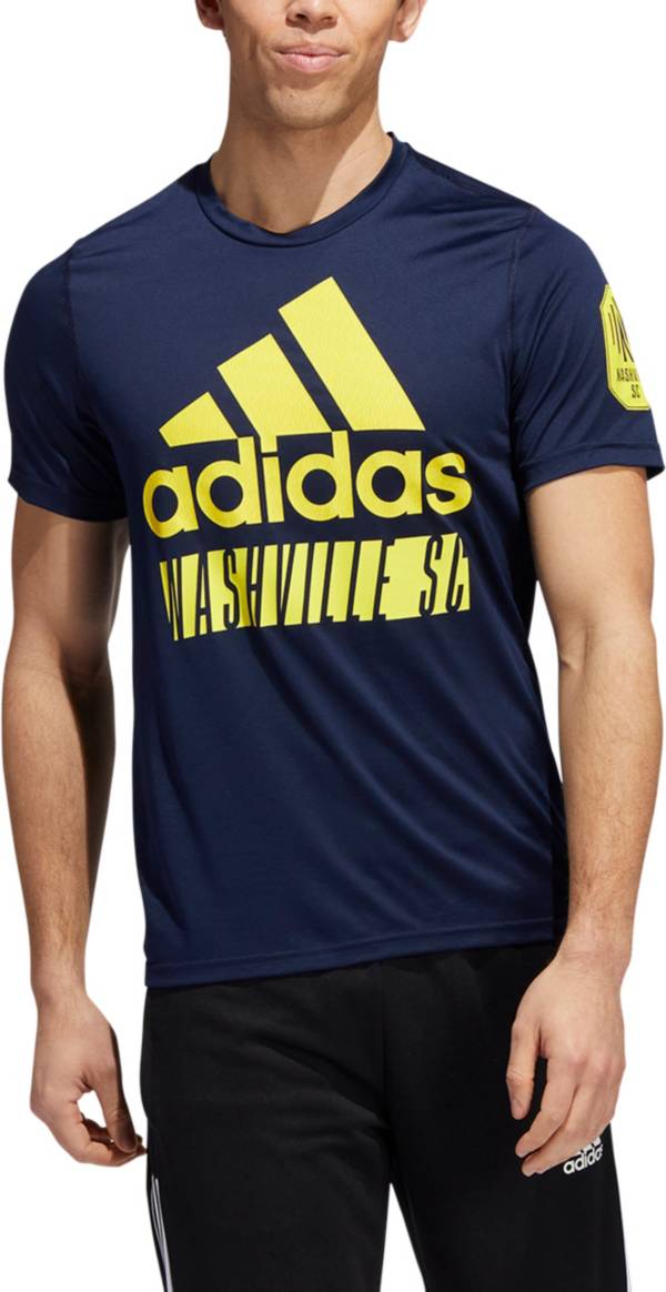 adidas Nashville SC '22 Navy Badge of Sport T-Shirt