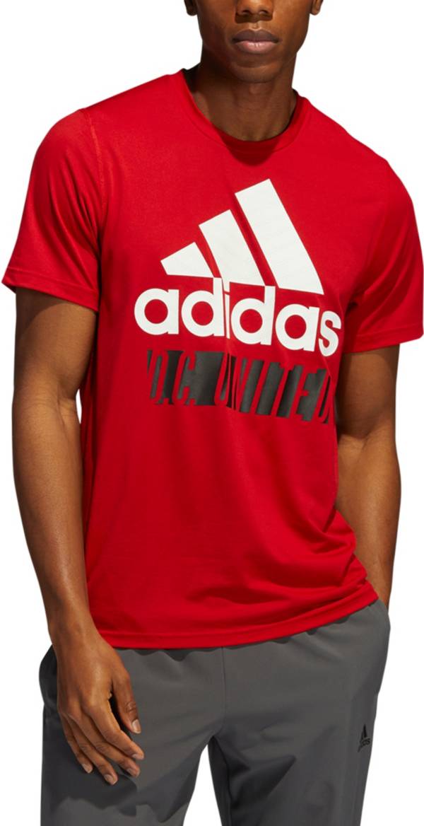 adidas D.C. United '22 Red Badge of Sport T-Shirt
