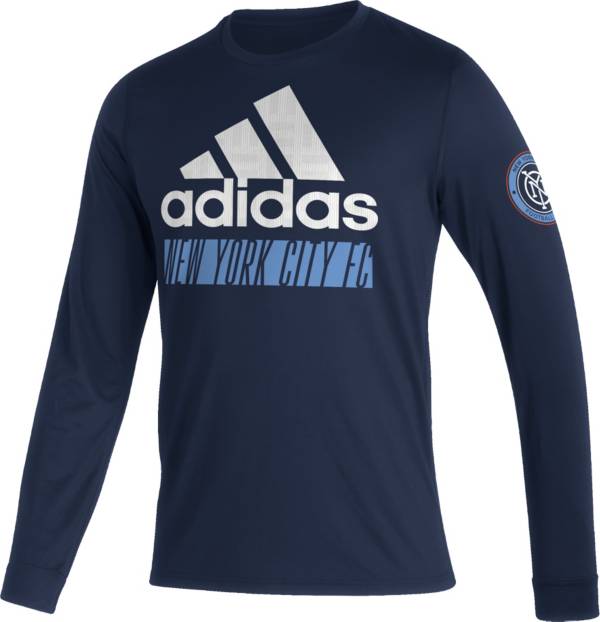 adidas New York City FC '22 Navy Badge of Sport Vintage T-Shirt product image