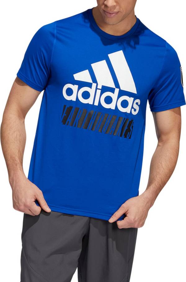 adidas San Jose Earthquakes '22 Royal Badge of Sport T-Shirt