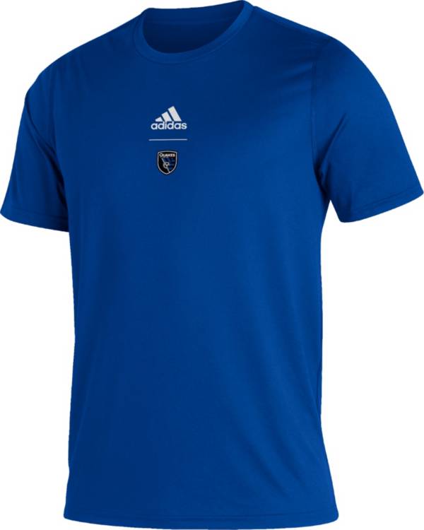 adidas San Jose Earthquakes '22 Royal Repeat T-Shirt