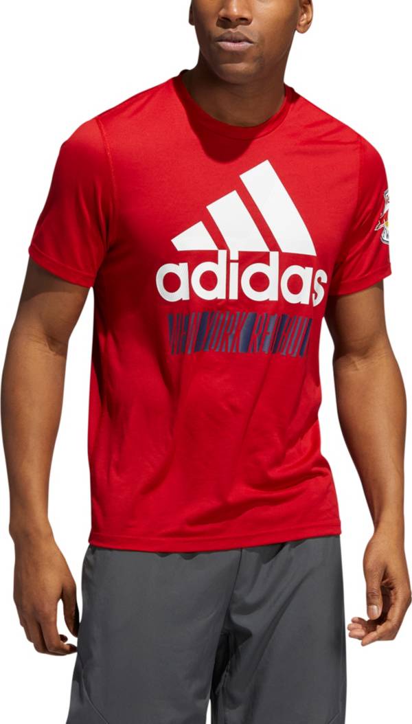 adidas New York Red Bulls '22 Red Badge of Sport T-Shirt