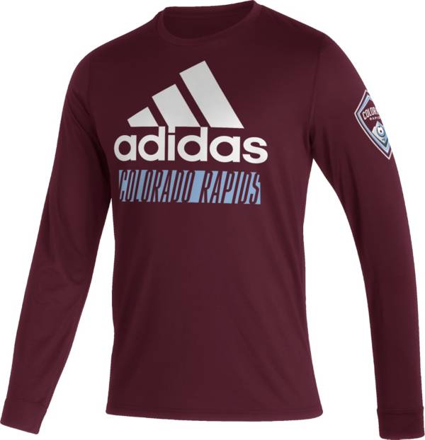 adidas Colorado Rapids '22 Maroon Badge of Sport Vintage T-Shirt