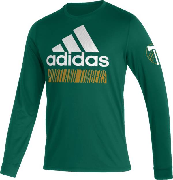 adidas Portland Timbers '22 Green Badge of Sport Vintage T-Shirt