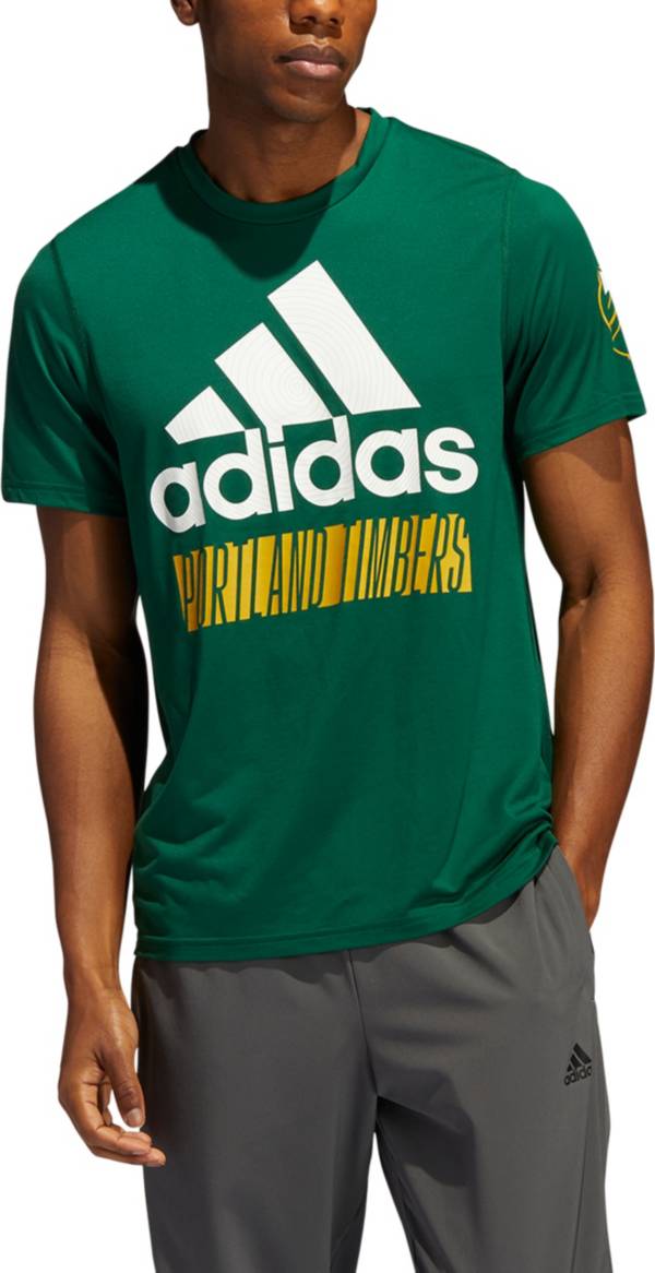adidas Portland Timbers '22 Green Badge of Sport T-Shirt