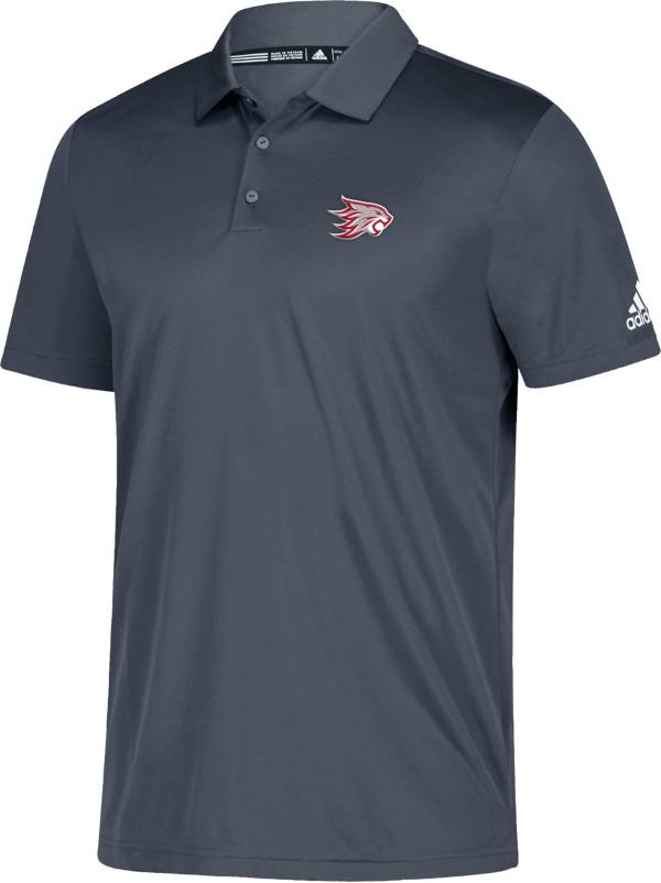 adidas Men's Chico State Wildcats Grey Grind Polo