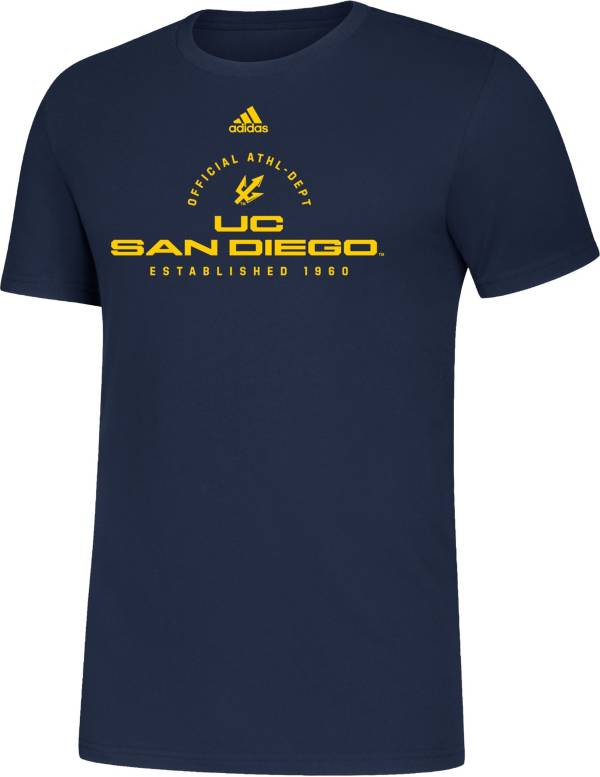 adidas Men's UC San Diego Tritons Navy Amplifier T-Shirt product image