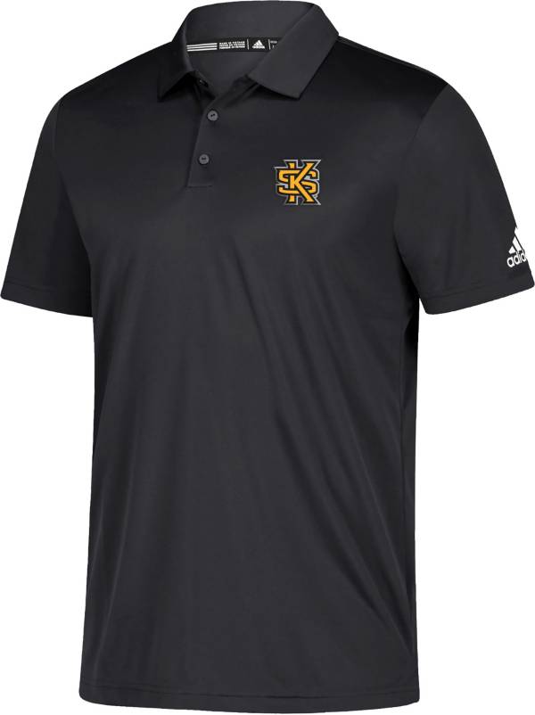 adidas Men's Kennesaw State Owls Black Grind Polo
